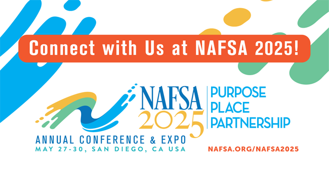 NAFSA 2025 Connect with Us Horizontal