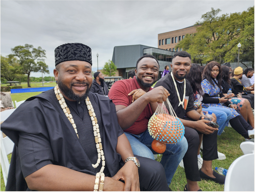  Nigerian PVAMU students at the "GRANDE" Hump Day celebration.