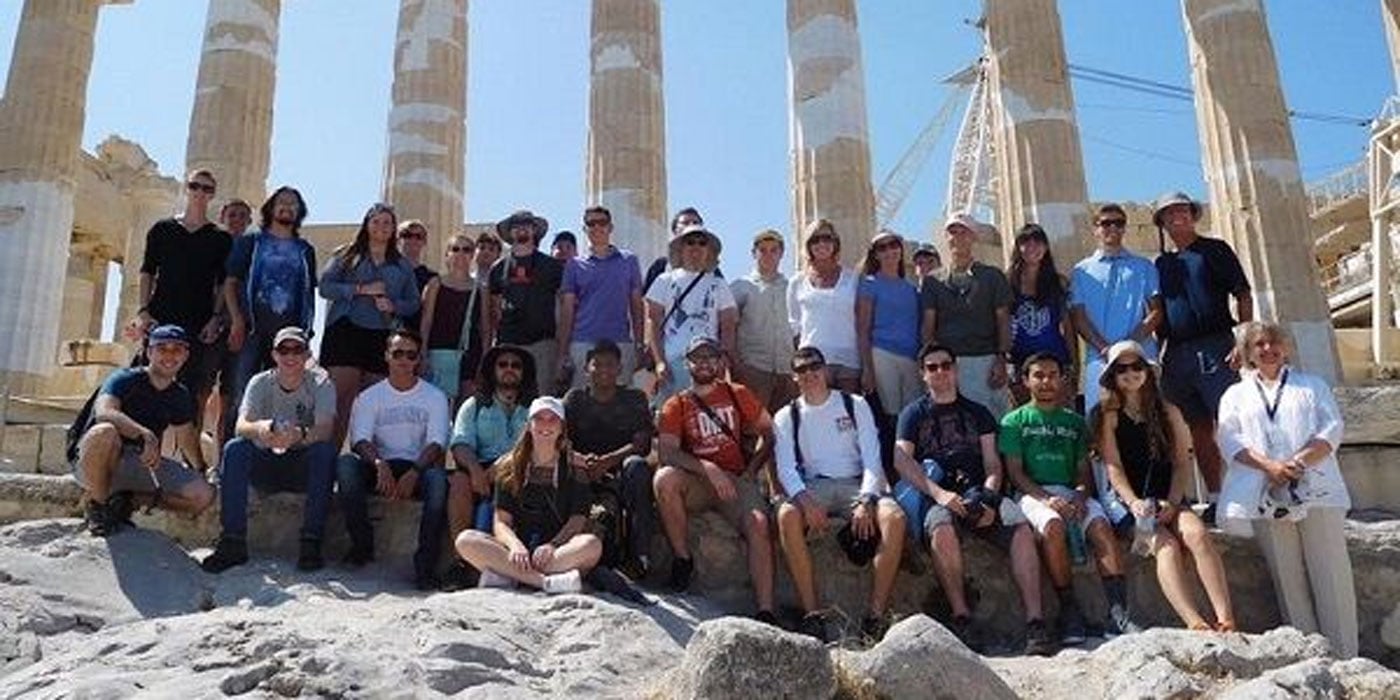 Embry-Riddle Aeronautical University students in Greece