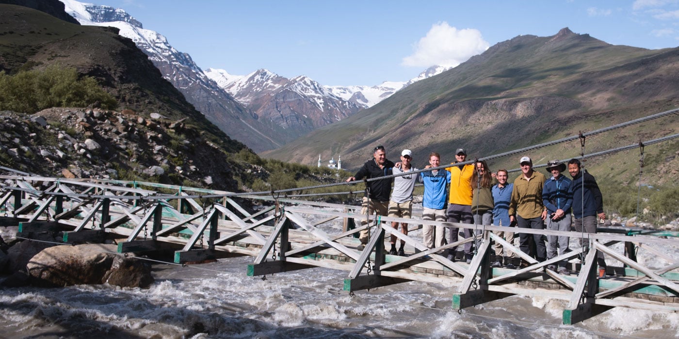 United States Naval Academy students in the Himalayas