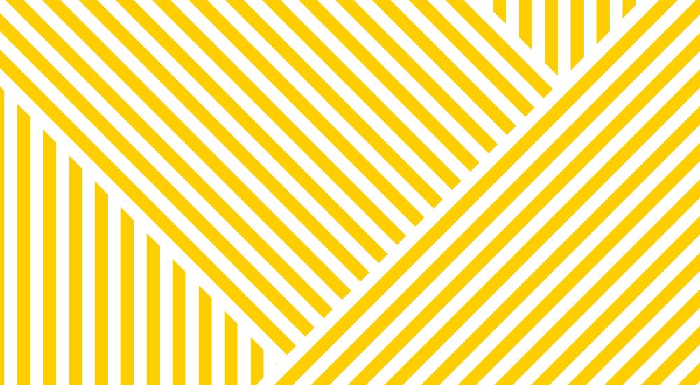 Pattern of overlapping white and yellow lines