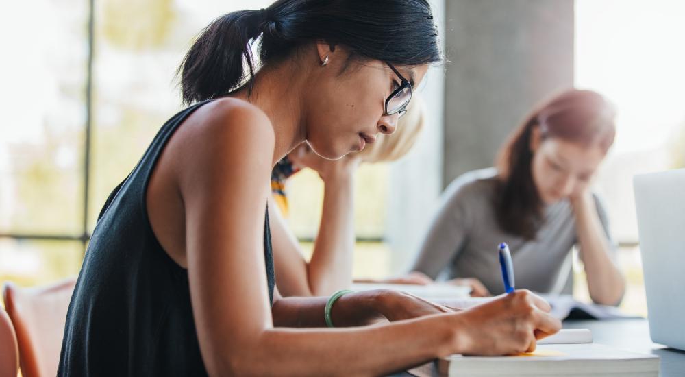 Photo of students in class