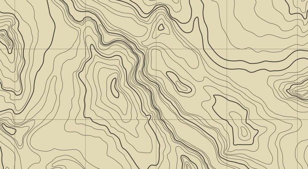 Topographic map