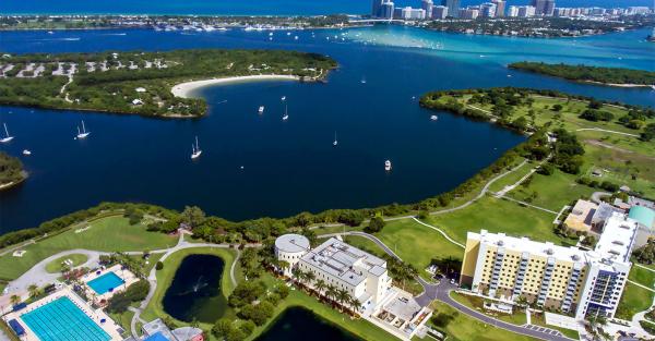 View of the Biscayne Bay Campus at Florida International Univeristy