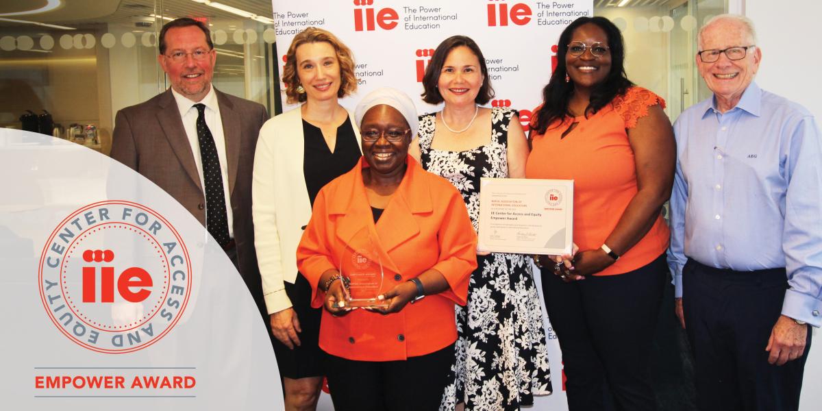 NAFSA and IIE staff at IIE Empower Award ceremony