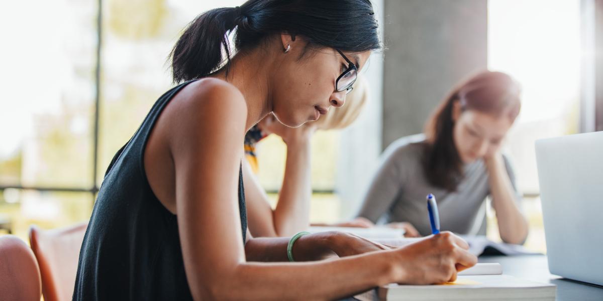 Photo of students in class