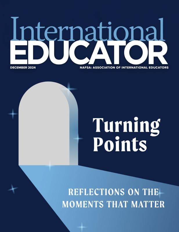 Cover for the December 2024 issue of International Educator magazine