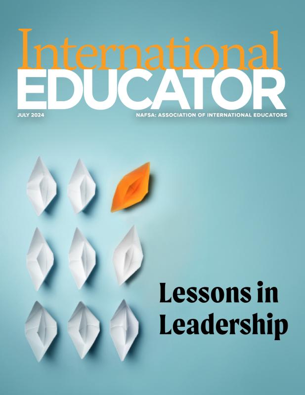 Cover for the July 2024 issue of International Educator magazine