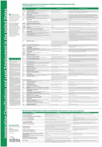 Image of 2024 Immigration Classifications Poster