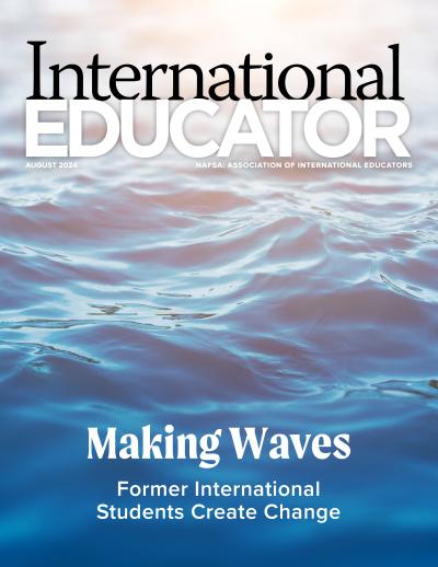 Cover for the August 2024 issue International Educator magazine