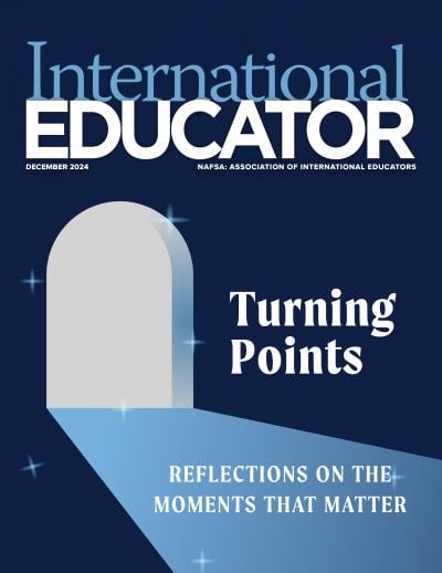 Cover for the December 2024 issue of International Educator magazine