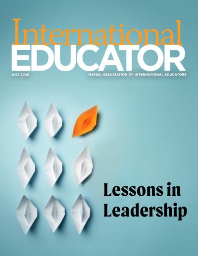 Cover for the July 2024 issue of International Educator magazine