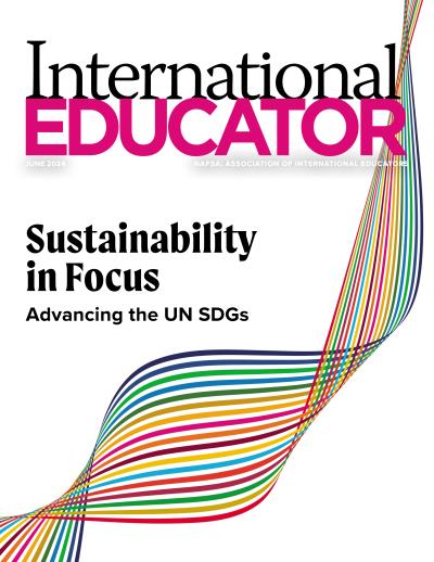 Cover for the June 2024 cover of International Educator magazine