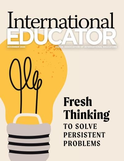 Cover for the November 2024 issue of International Educator magazine