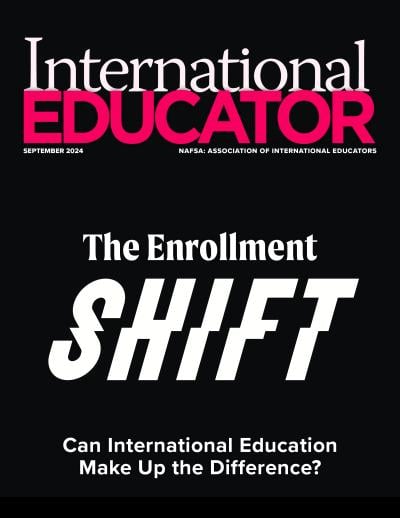 Cover for the September 2024 issue of International Educator magazine