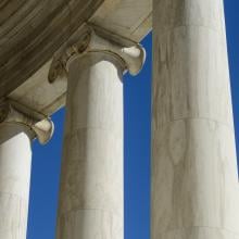 Photo of columns on a building