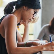 Photo of students in class