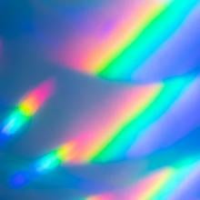 light refracting in multiple colors