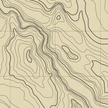 Topographic map