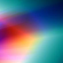 light refracting in multiple colors